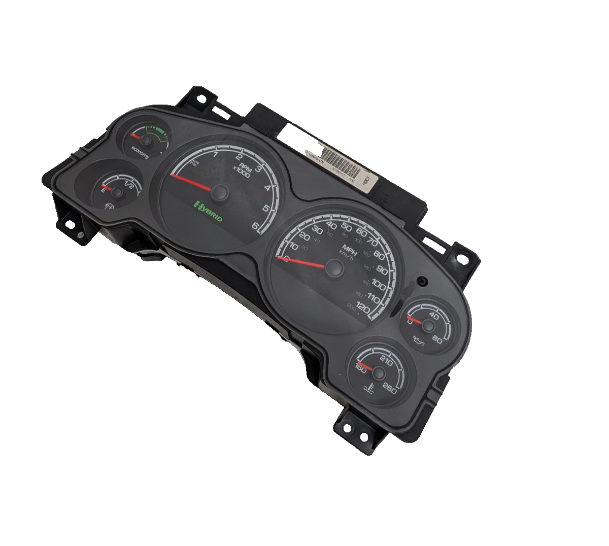 07-13 Sierra Silverado Tahoe Suburban Hybrid Speedometer Instrument Cluster OEM