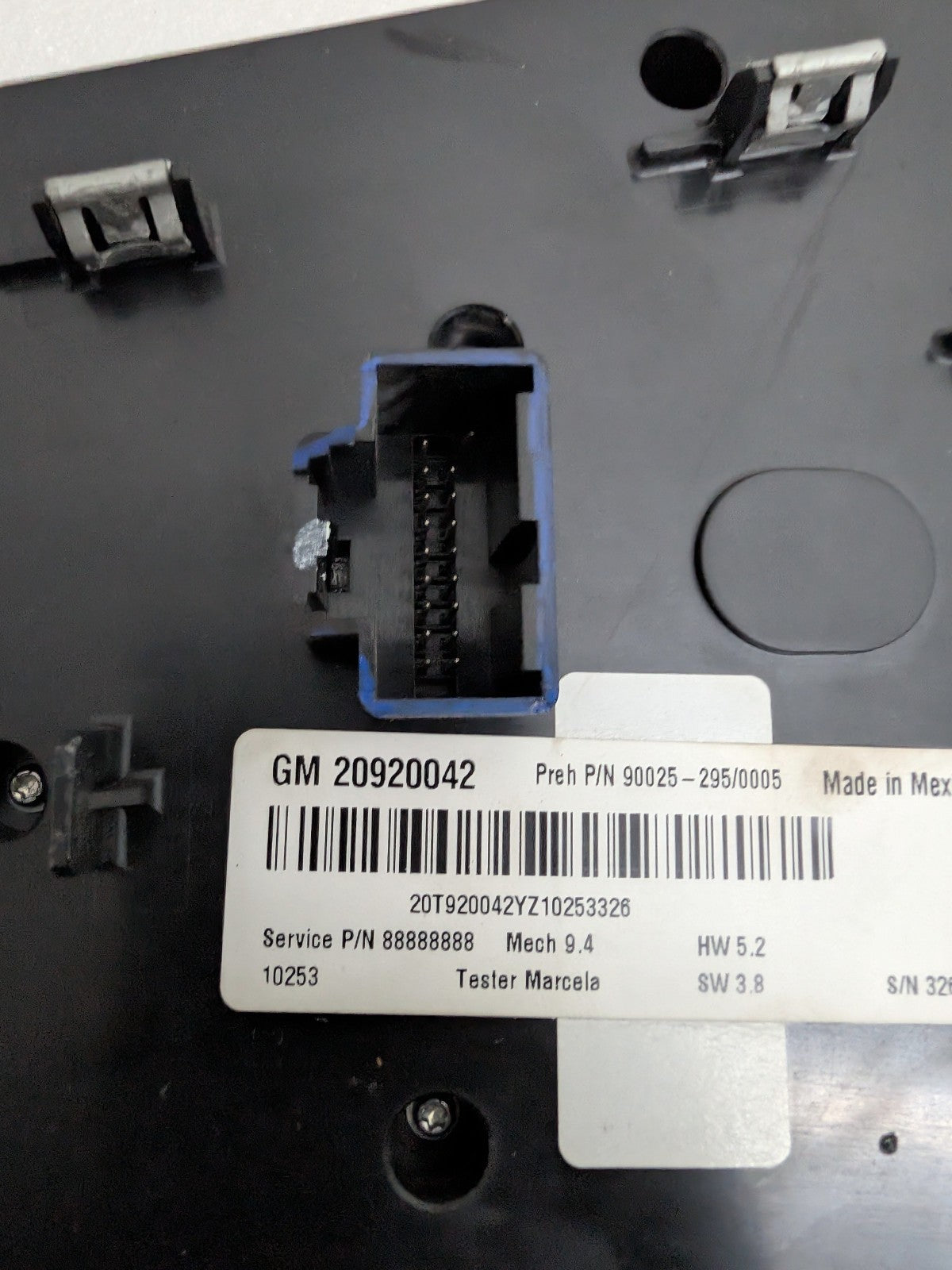 2010-2012 Chevy Equinox GMC Terrain Radio Climate Control Bezel OEM 20920042