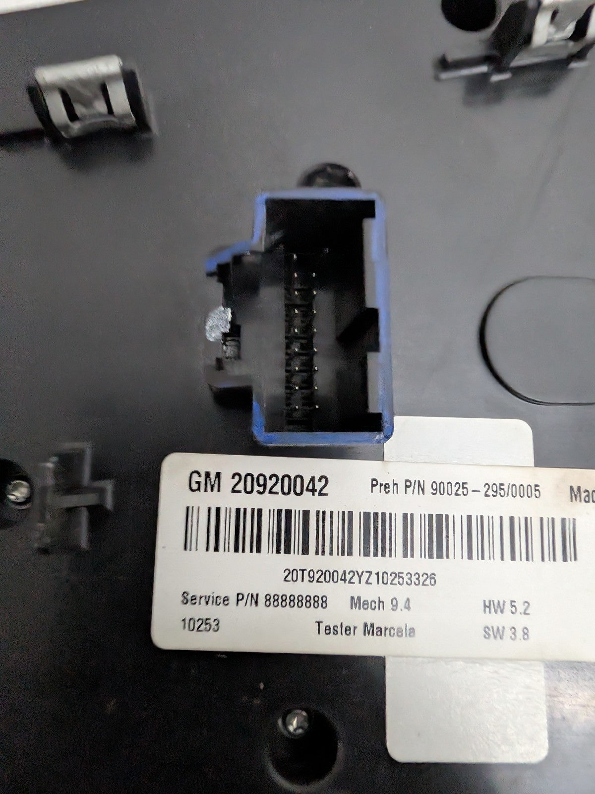 2010-2012 Chevy Equinox GMC Terrain Radio Climate Control Bezel OEM 20920042