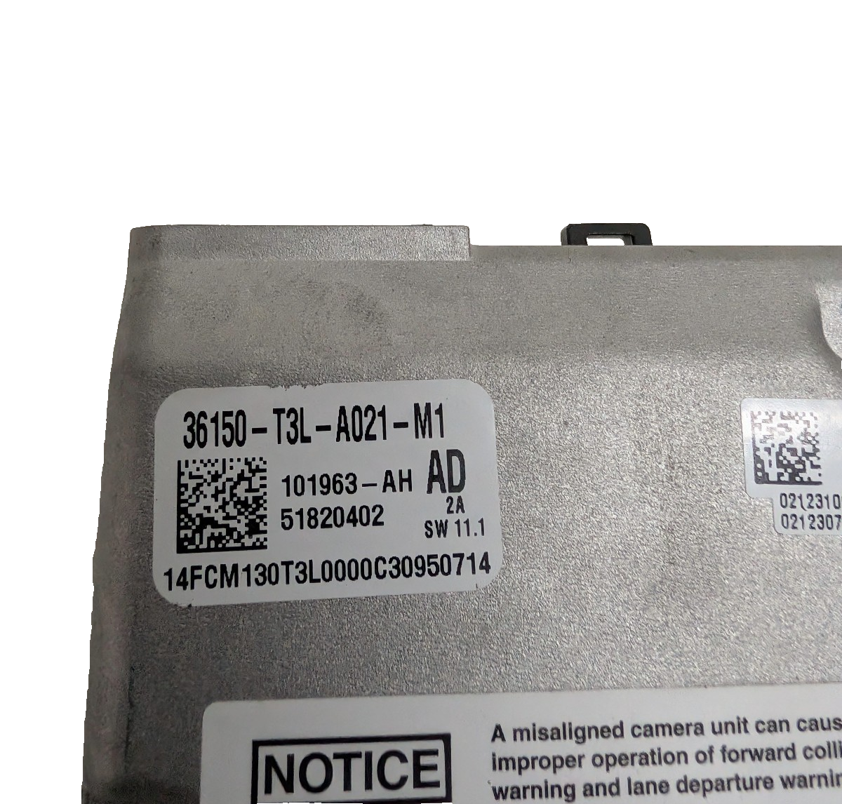 2013-2015 Honda Accord Front Lane Departure Assist Camera Module 36150-T3L-A021