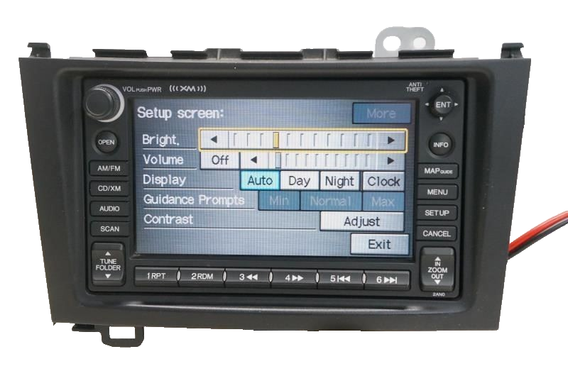 2007-2009 Honda CR-V Navigation Radio GPS CD Player XM OEM 39541-SWA-A010-M1