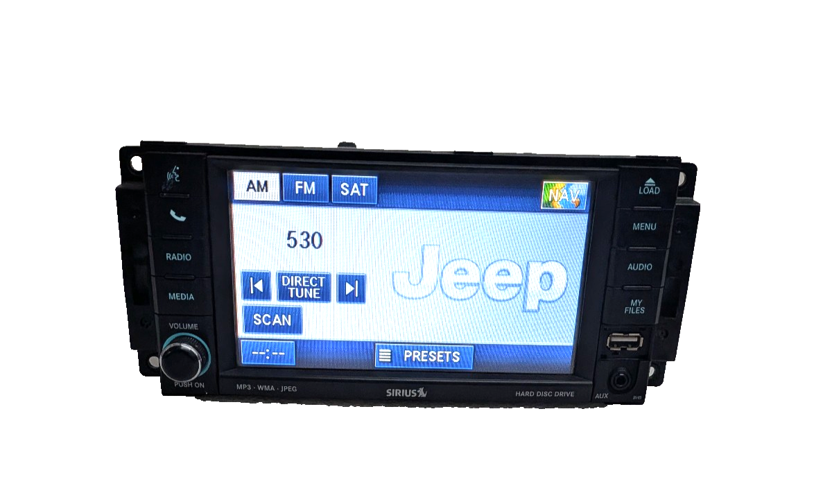 2011-2016 Jeep Wrangler Ram MyGIG RHB  Navigation TouchScreen High Speed Radio