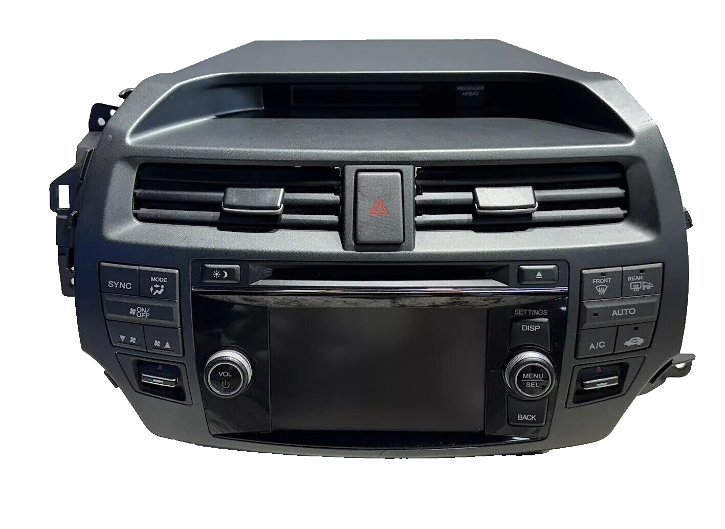 13 14 15 Honda Crosstour Radio 6" Display Screen Climate Control With Code