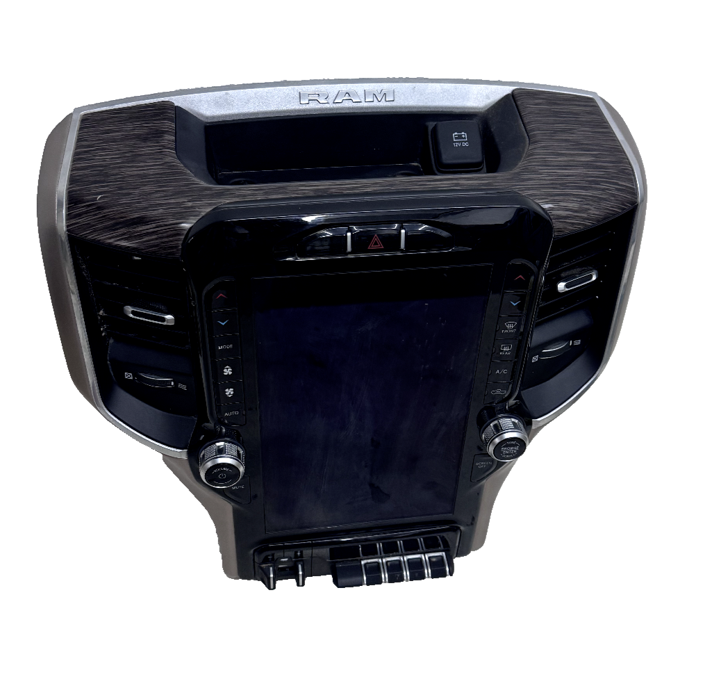 20 21 22 Ram 1500 2500 Radio 12" Touch Screen Navigation Climate Control Bezel