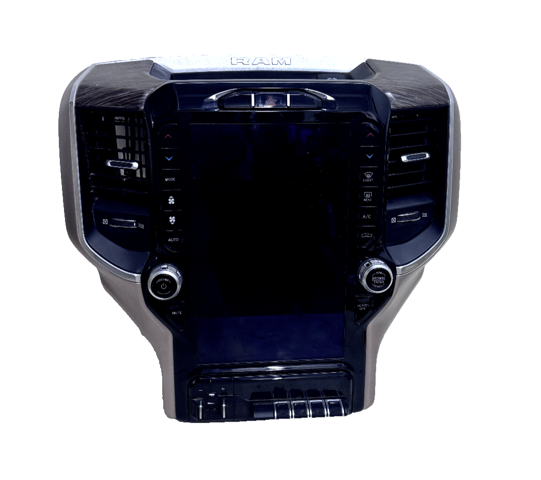 20 21 22 Ram 1500 2500 Radio 12" Touch Screen Navigation Climate Control Bezel