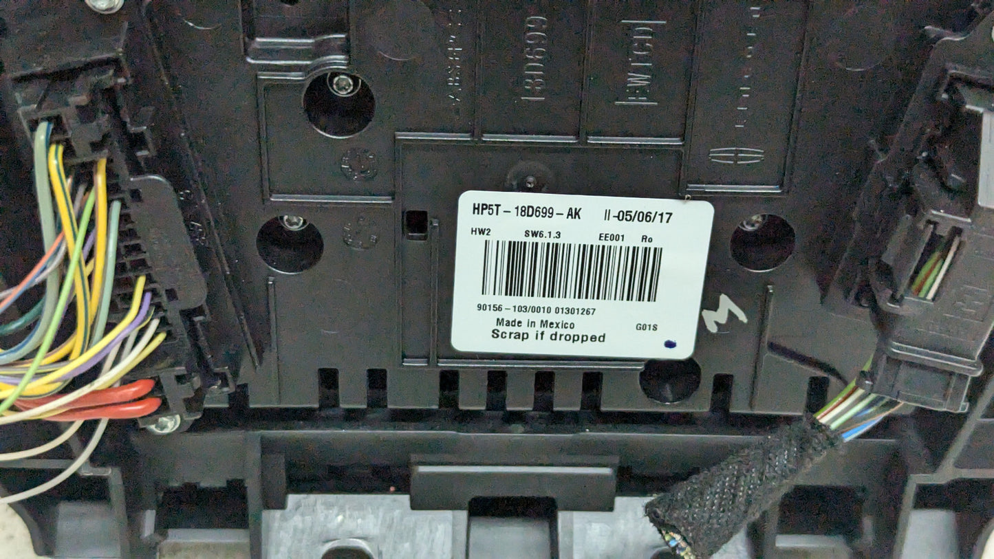 17 18 19 20 Lincoln MKZ Dash Radio Climate Control Switch Panel Screen Display