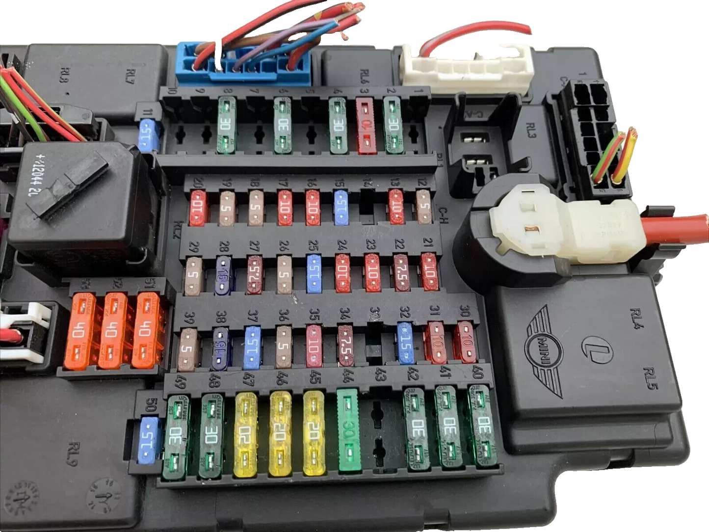 07 08 09 10 11 12 13 Mini Cooper R56 R57 BCM Body Control Module Fuse Box