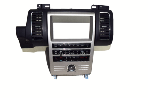 09 10 11 12 Ford Flex Navigation Radio Climate Control Dash Bezel Black N Tan