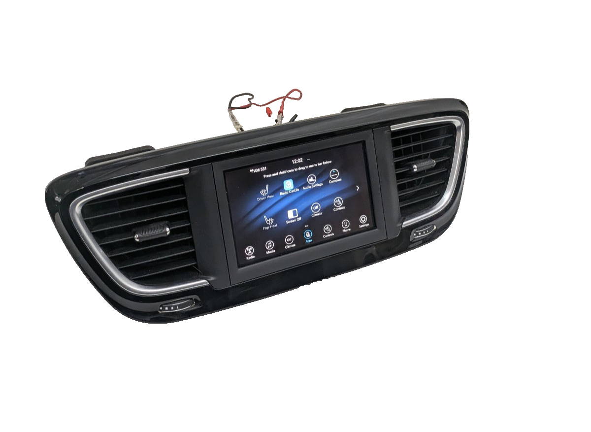 2017-2020 Chrysler Pacifica  VP2 Uconnect Radio 7" Screen Display Bezel Vents
