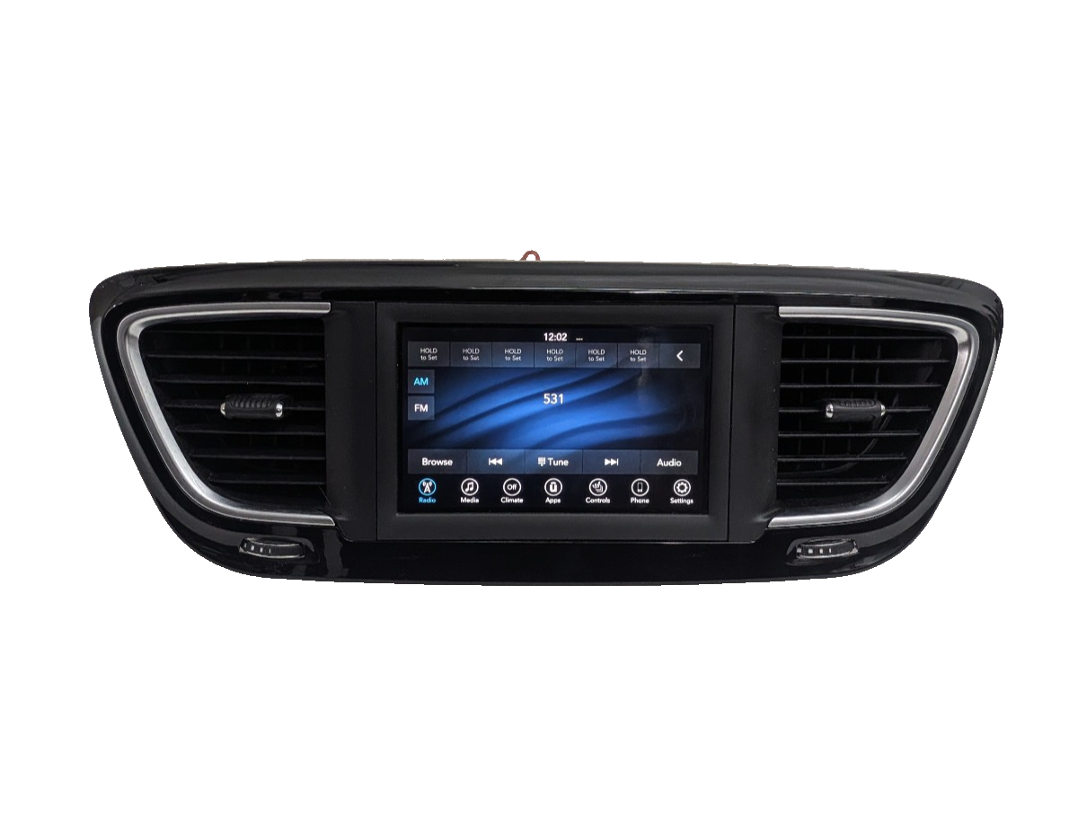 2017-2020 Chrysler Pacifica  VP2 Uconnect Radio 7" Screen Display Bezel Vents