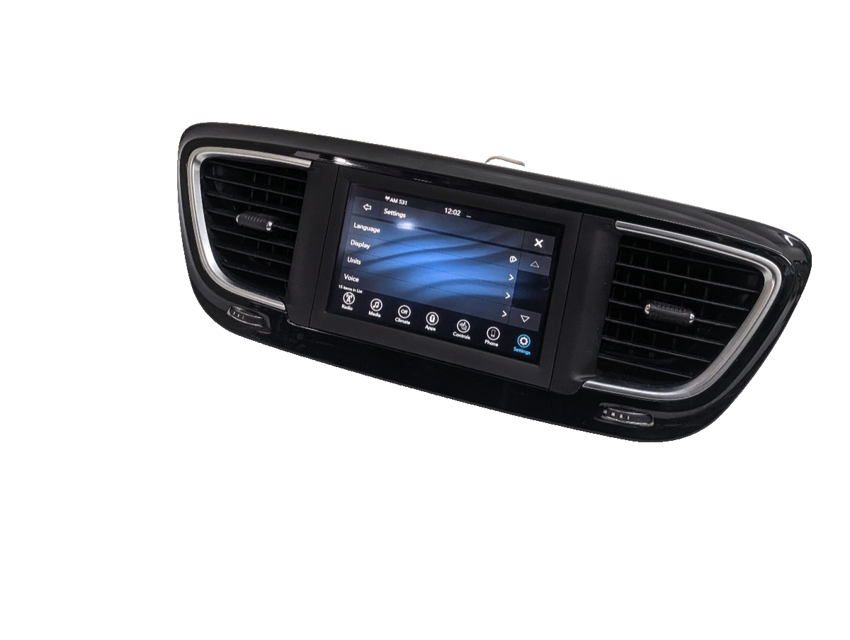 2017-2020 Chrysler Pacifica  VP2 Uconnect Radio 7" Screen Display Bezel Vents