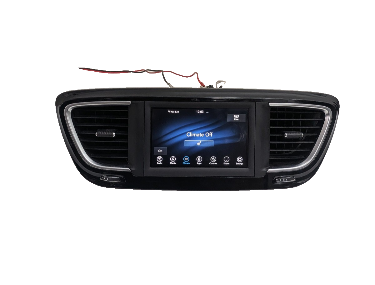 2017-2020 Chrysler Pacifica  VP2 Uconnect Radio 7" Screen Display Bezel Vents