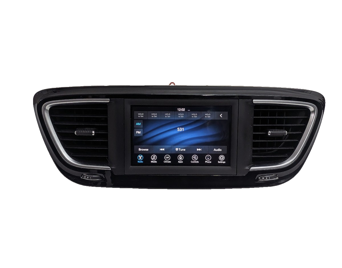 2017-2020 Chrysler Pacifica  VP2 Uconnect Radio 7" Screen Display Bezel Vents