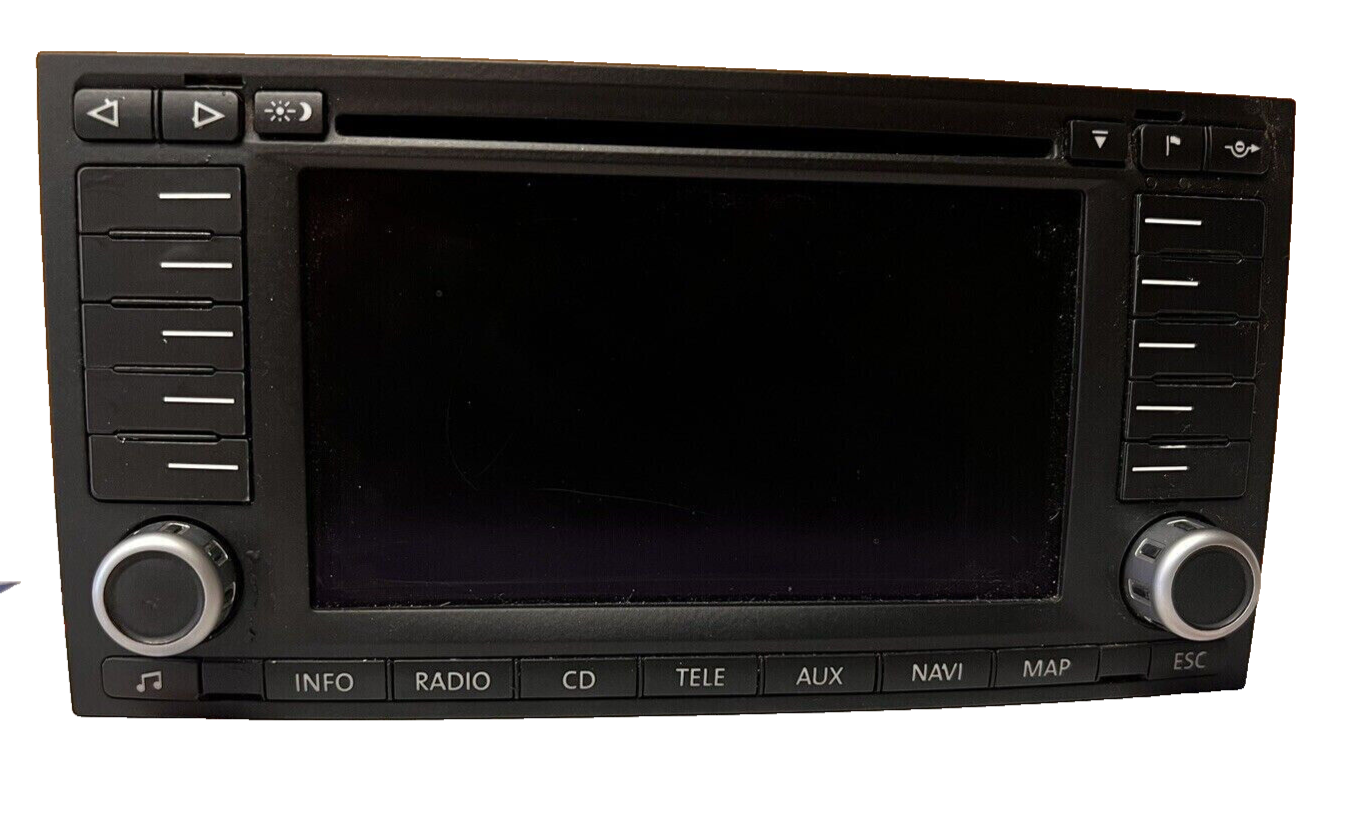 2005-2007 VW Touareg  Blaupunkt Navigation Radio CD Head Unit