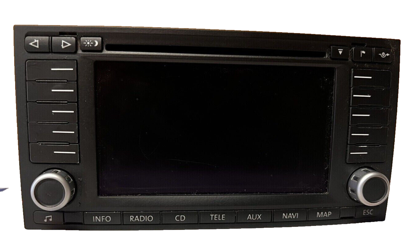 2005-2007 VW Touareg  Blaupunkt Navigation Radio CD Head Unit