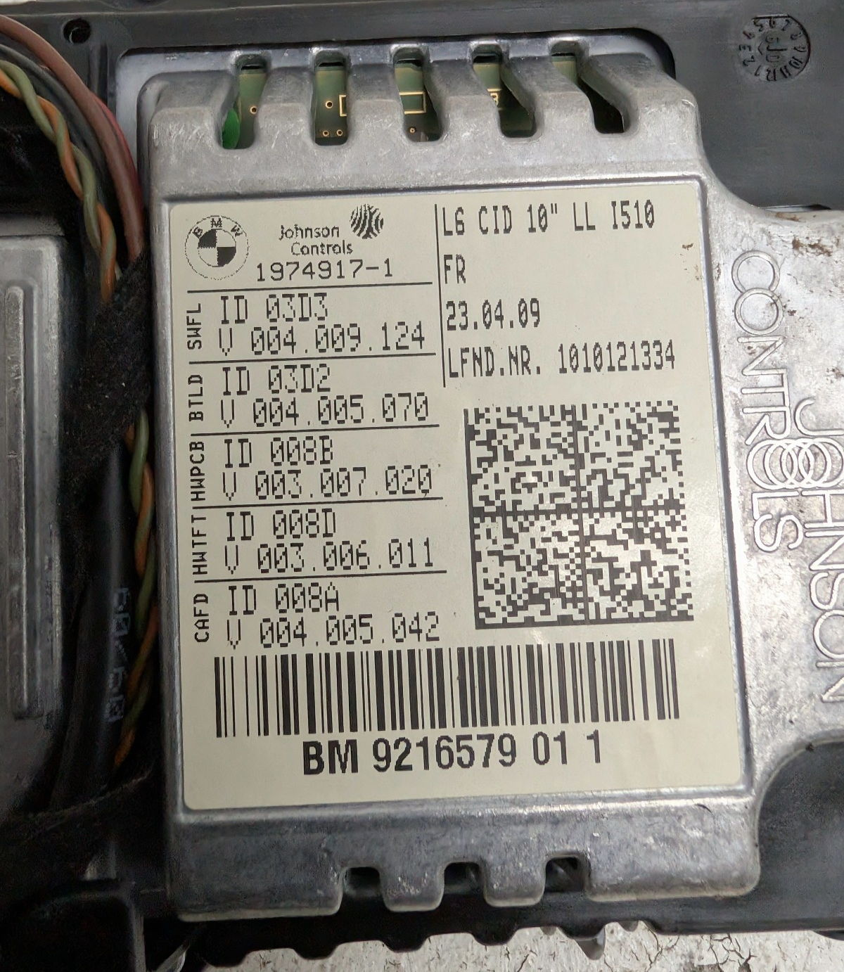 09 10 11 12 BMW 7 Series F01 F02 Radio Information 10" Display Screen  Monitor