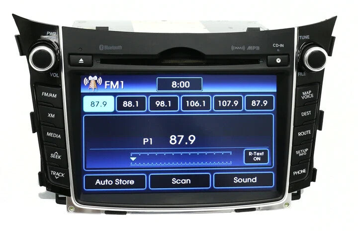 13 14 15 Hyundai Elantra Hatchback GT Radio Navigation CD Player Display Screen