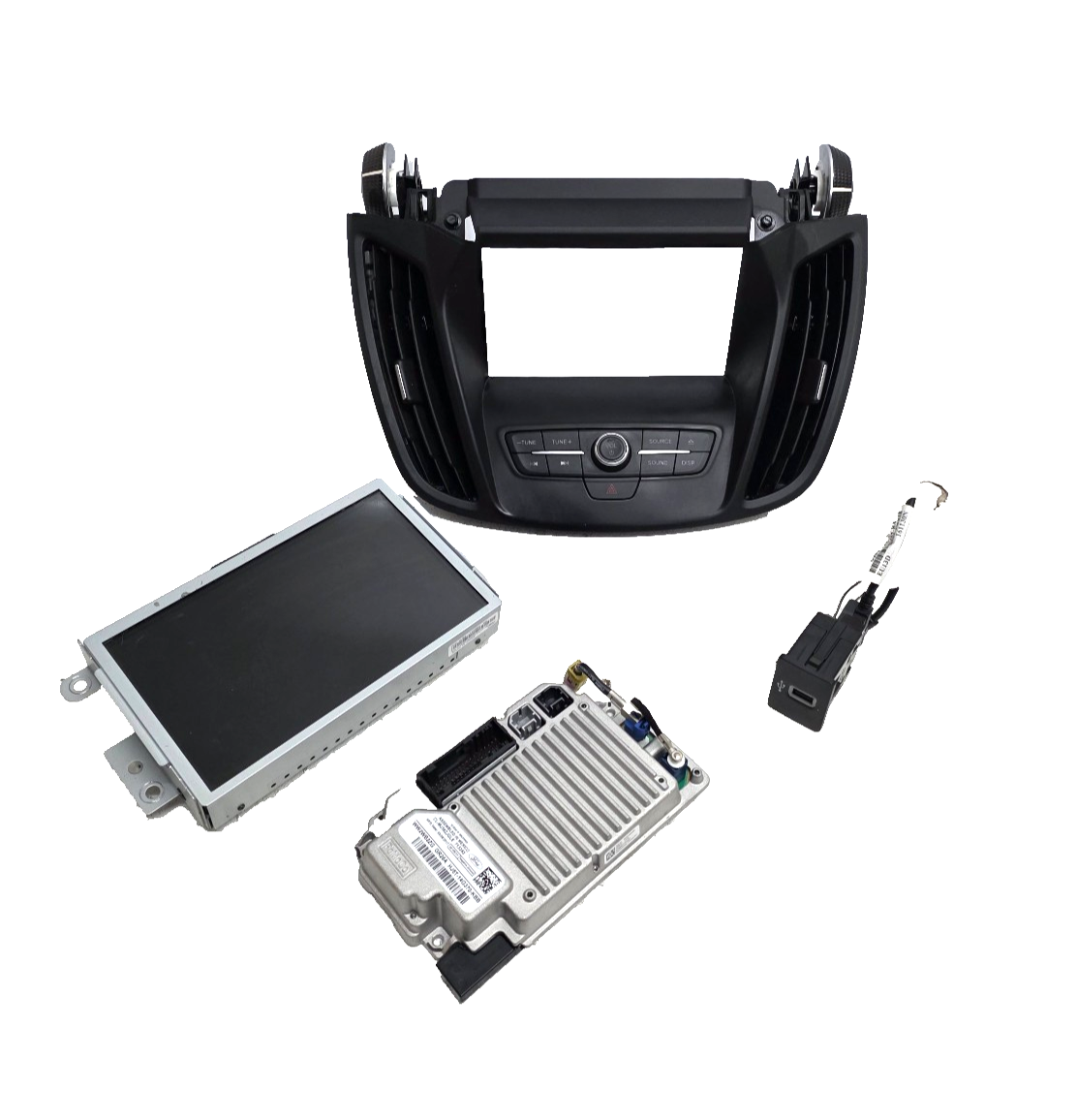 13-19 Ford Escape Radio SYNC 3 APIM  8" Touch Screen USB Hub Bezel Upgrade