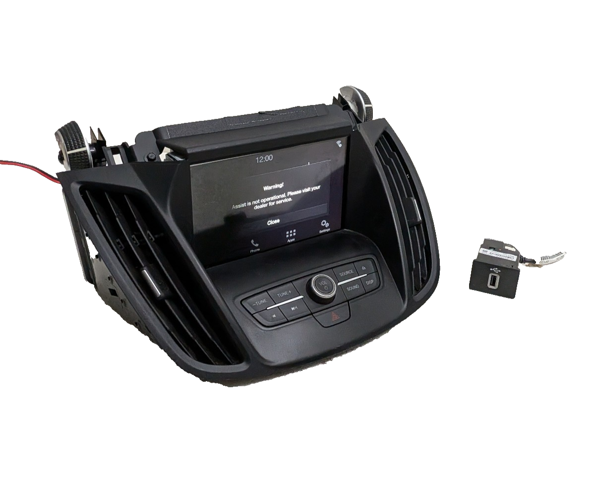13-19 Ford Escape Radio SYNC 3 APIM  8" Touch Screen USB Hub Bezel Upgrade