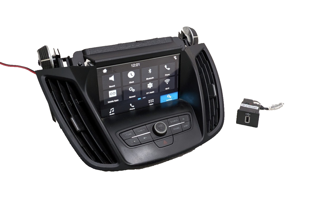 13-19 Ford Escape Radio SYNC 3 APIM  8" Touch Screen USB Hub Bezel Upgrade