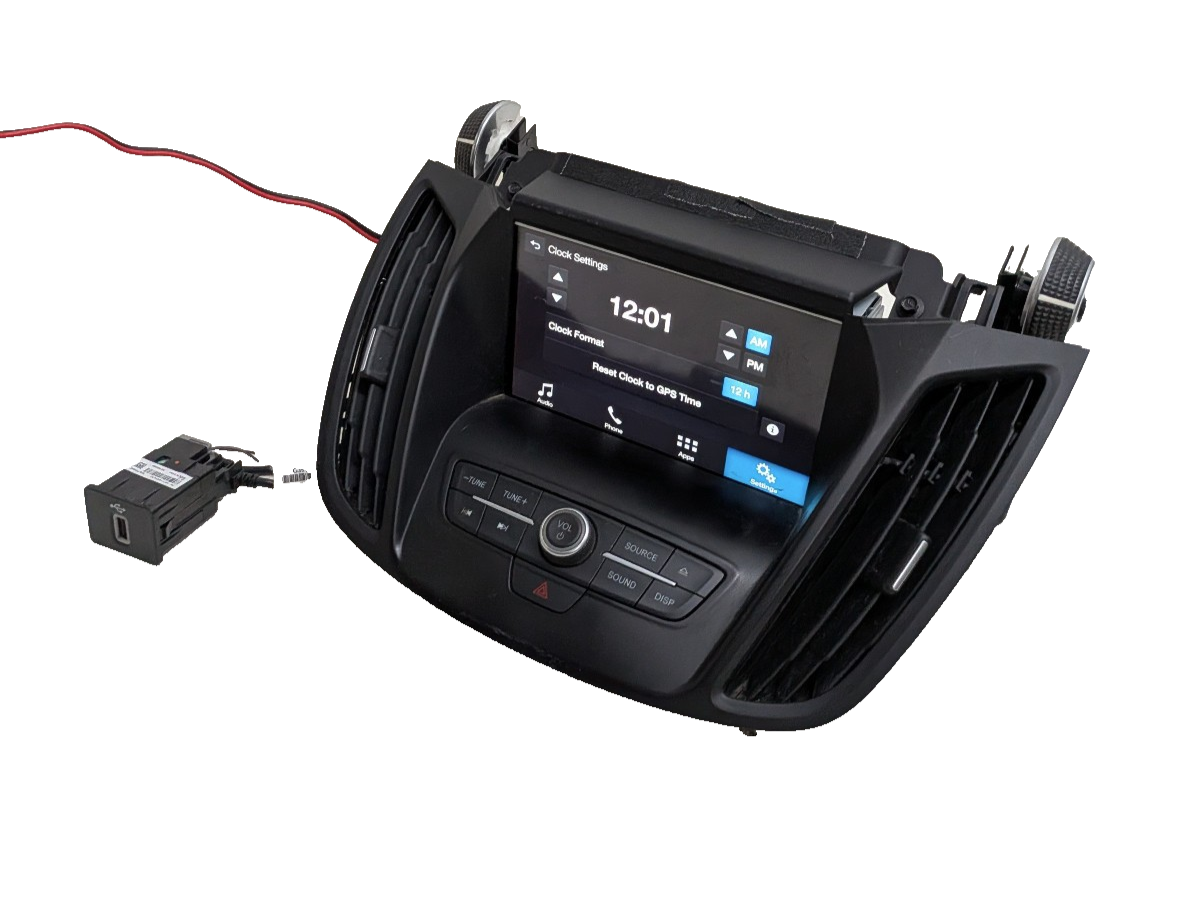 13-19 Ford Escape Radio SYNC 3 APIM  8" Touch Screen USB Hub Bezel Upgrade