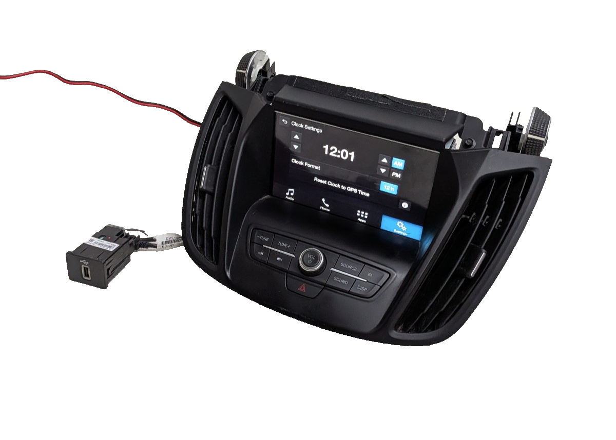 13-19 Ford Escape Radio SYNC 3 APIM  8" Touch Screen USB Hub Bezel Upgrade