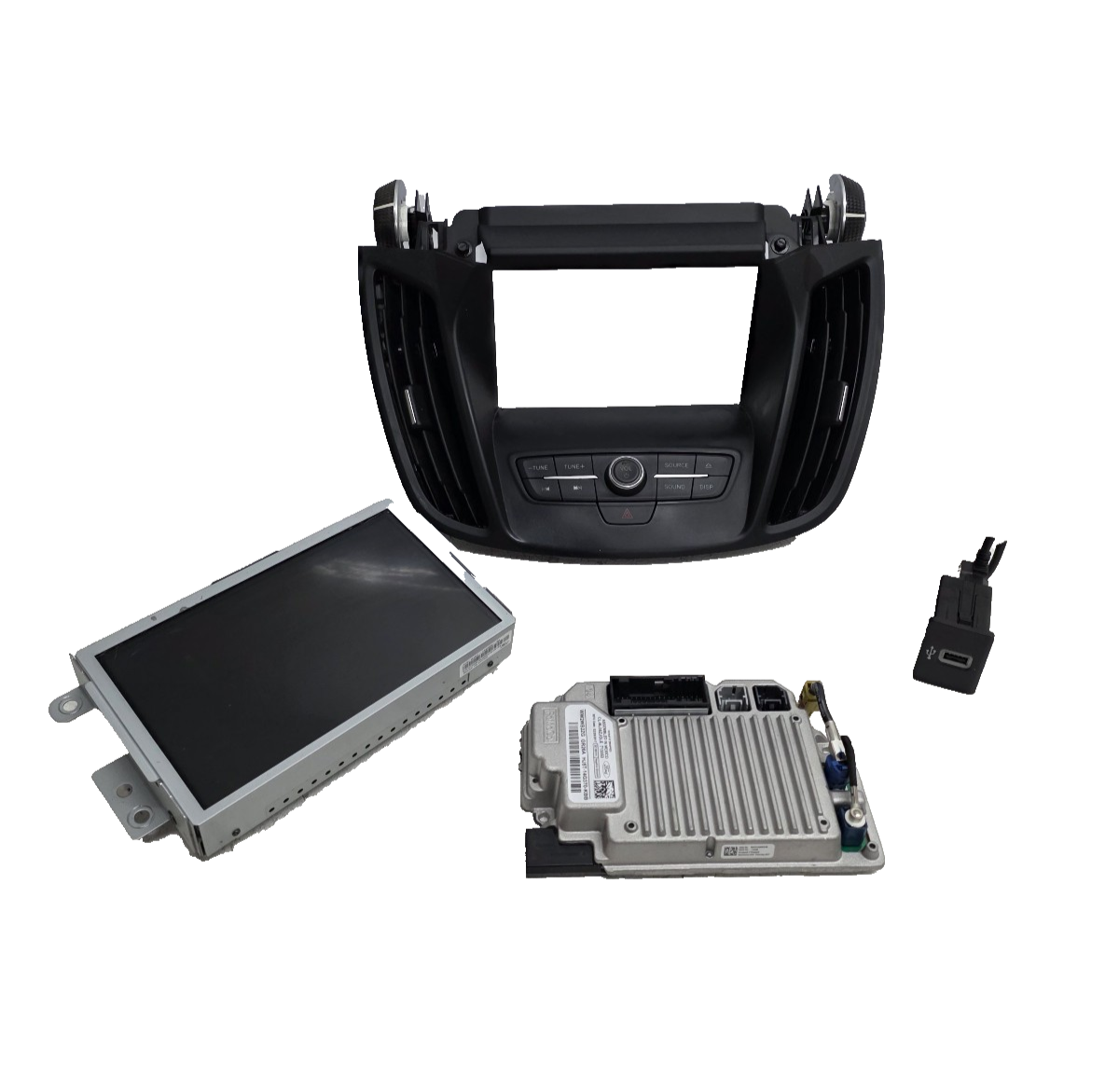 13-19 Ford Escape Radio SYNC 3 APIM  8" Touch Screen USB Hub Bezel Upgrade