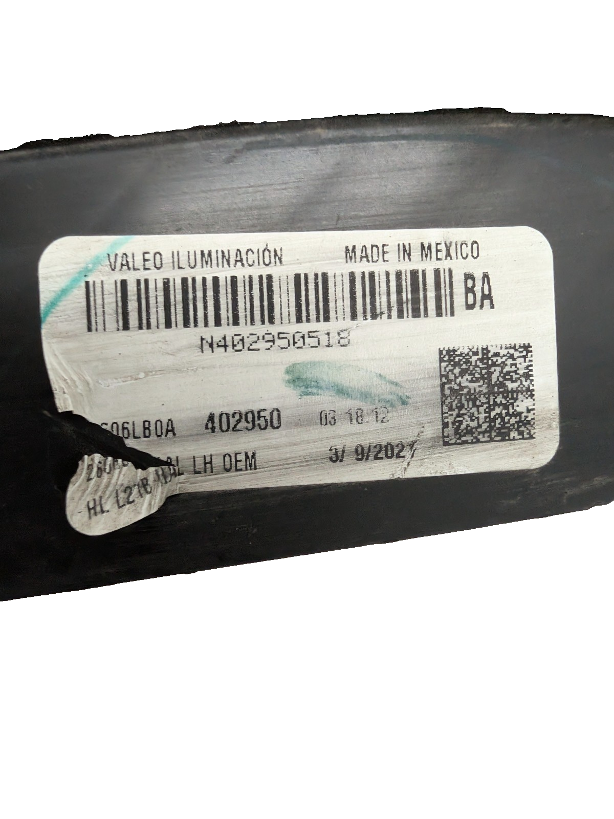 2020-2025 Nissan Sentra Driver Left Side Halogen Headlight Lamp 26060-6LB0A OEM