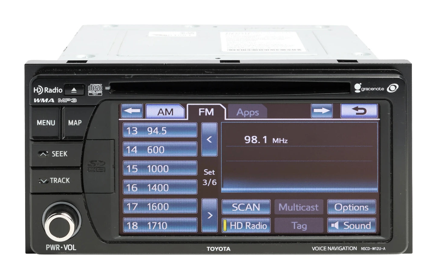 11 12 13 14 Toyota Tundra Radio Voice Navigation GPS Touch Screen  86120 YY211