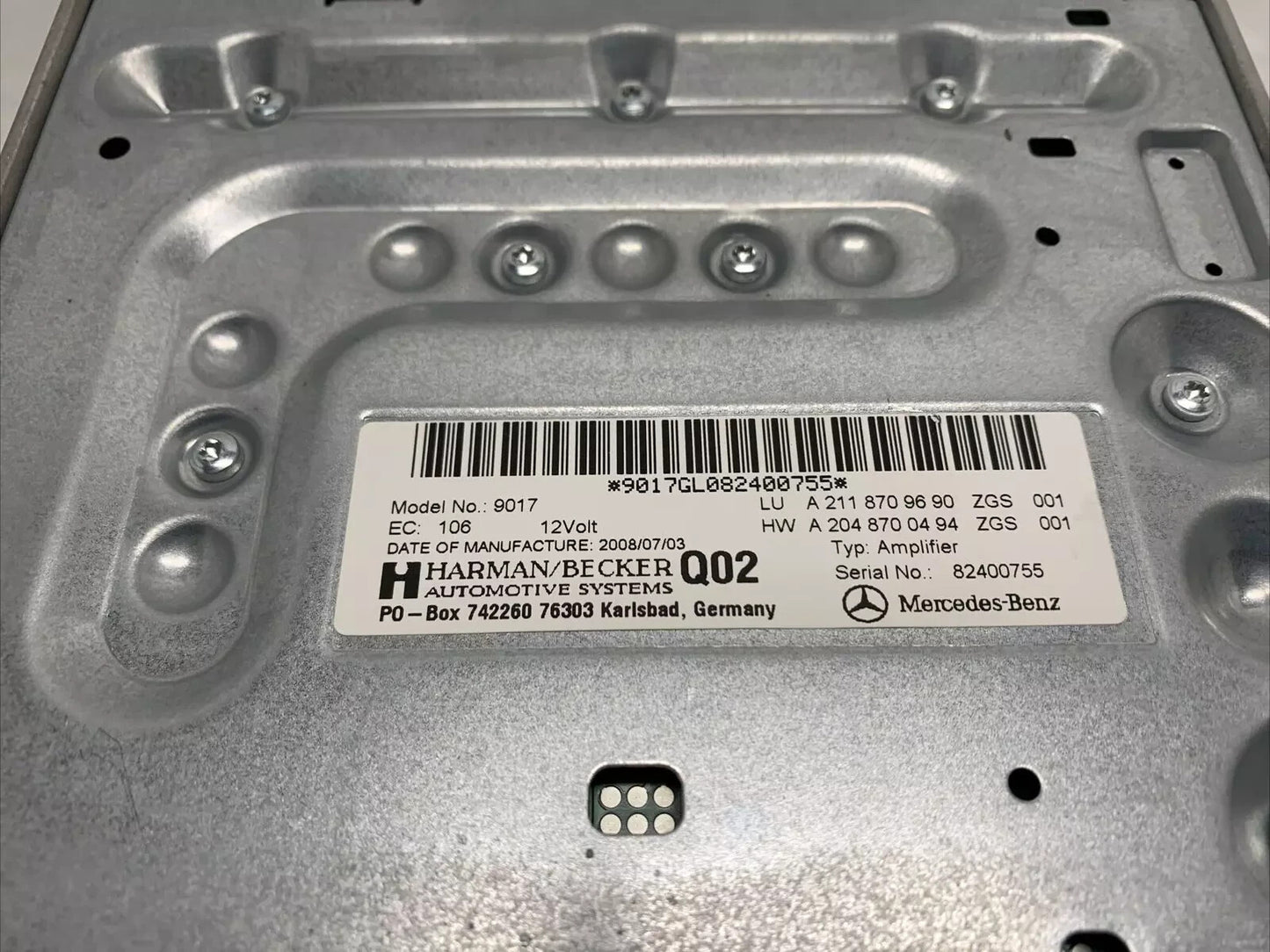 12-17 Mercedes E550 W211 CLS550 W218 Amplifier Amp Harman Becker
