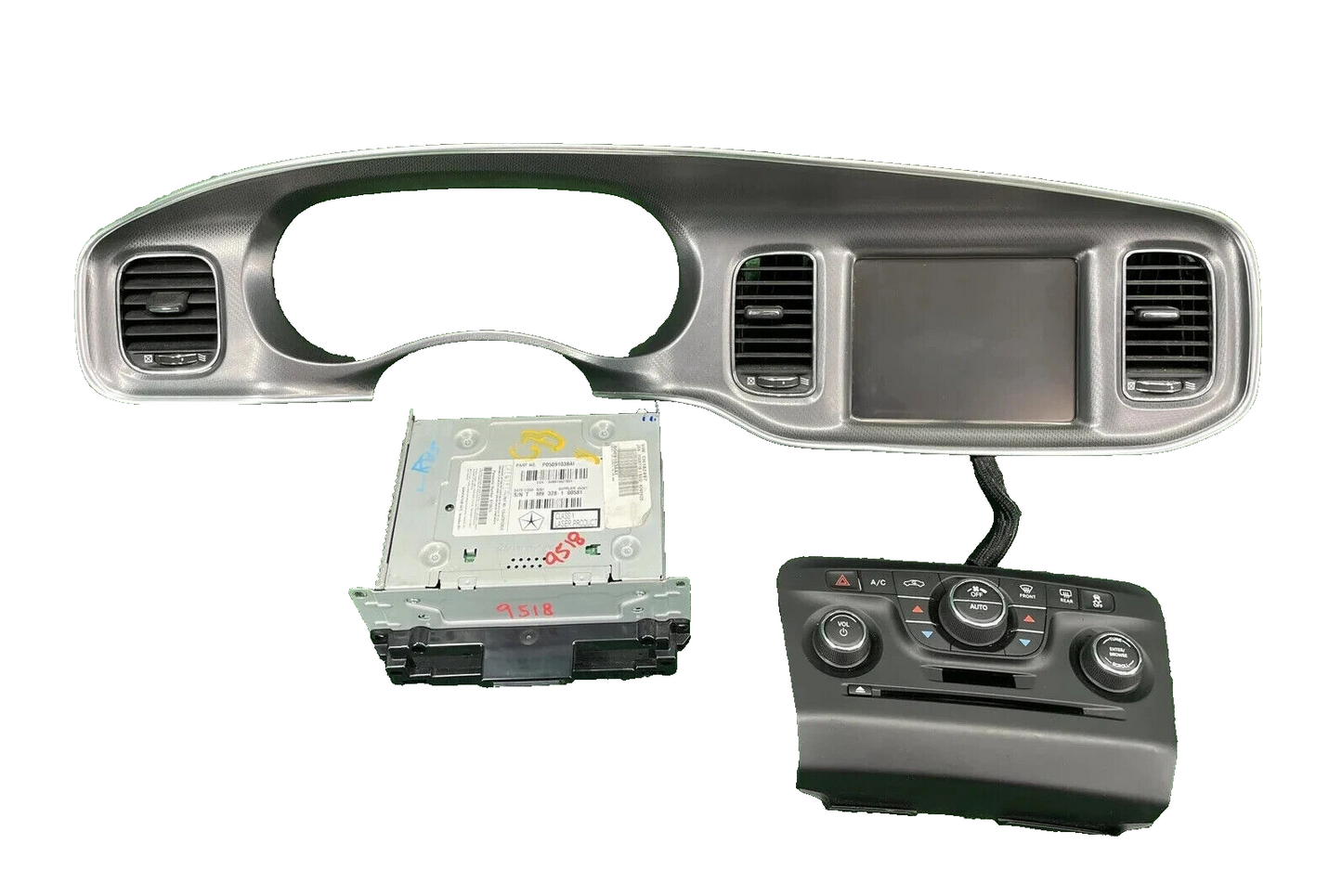 11 12 13 14 Dodge Charger Radio Navigation Screen Climate Control Bezel  UpGrade