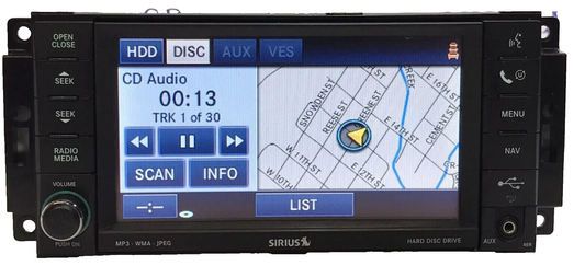 08 09 10 11 12 Chrysler Jeep Dodge Radio Navigation UConnect  MY GIG RER