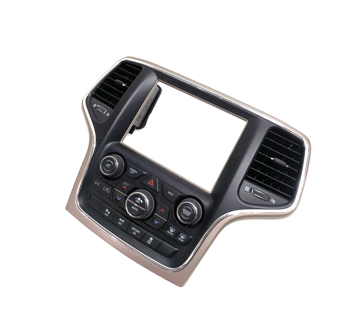 2015-2018 Jeep Grand Cherokee 8.4" Climate Control Radio Dash Bezel Center Stack