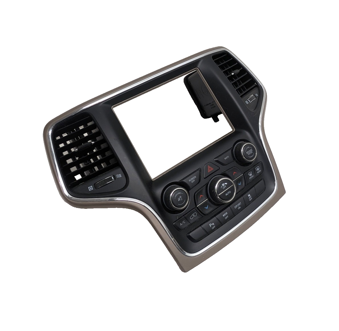 2015-2018 Jeep Grand Cherokee 8.4" Climate Control Radio Dash Bezel Center Stack