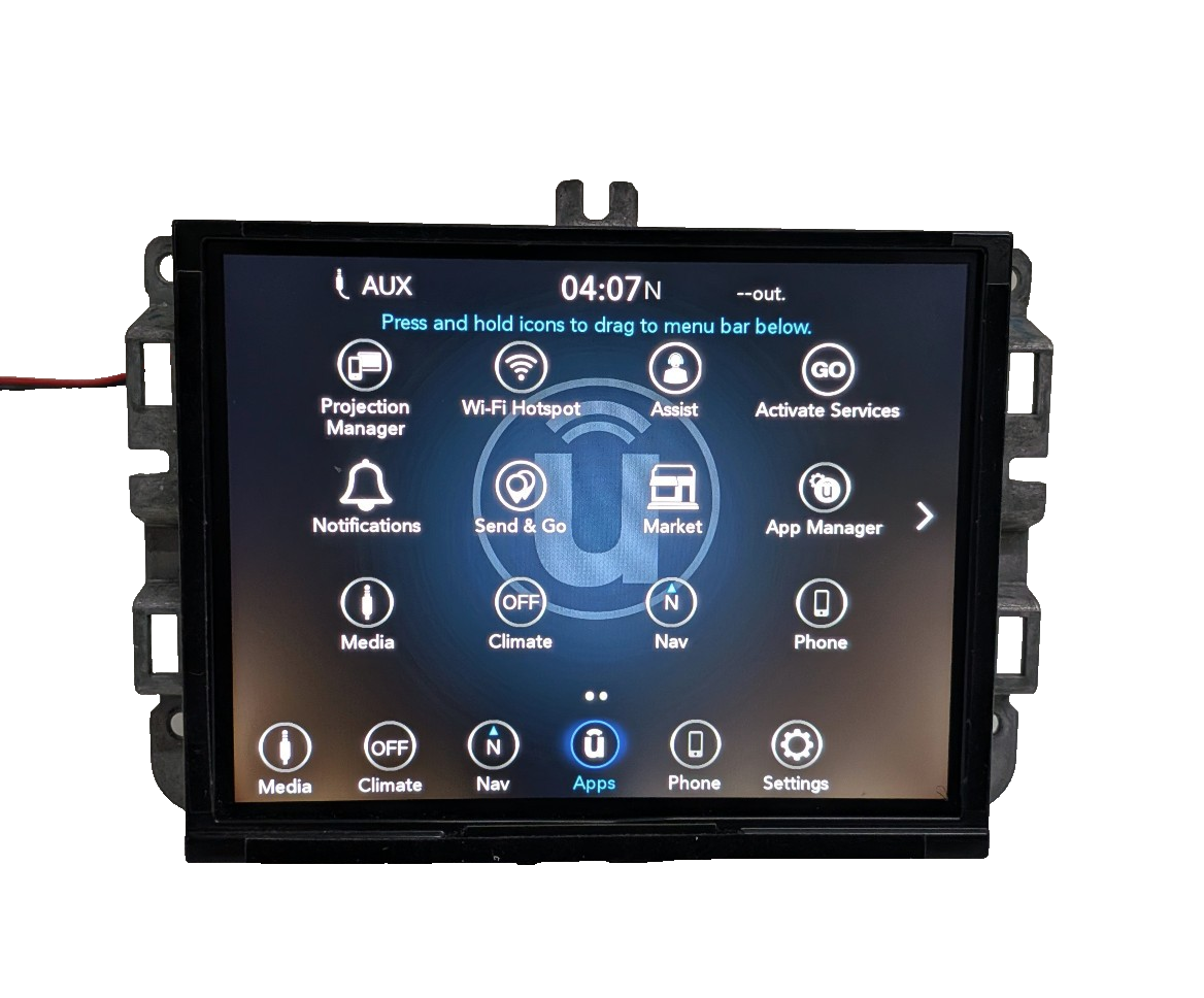 2013-2022 Dodge Ram  Navigation Radio Touch 8.4" Screen 4C UAQ Carplay Android