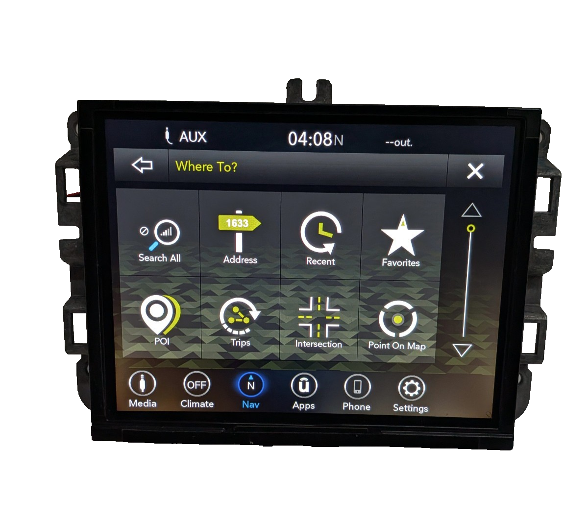 2013-2022 Dodge Ram  Navigation Radio Touch 8.4" Screen 4C UAQ Carplay Android