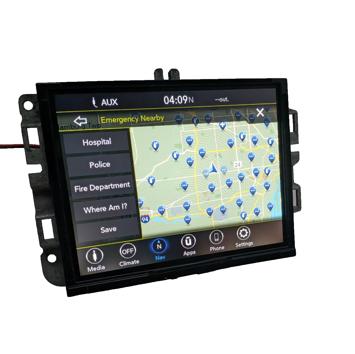 2013-2022 Dodge Ram  Navigation Radio Touch 8.4" Screen 4C UAQ Carplay Android