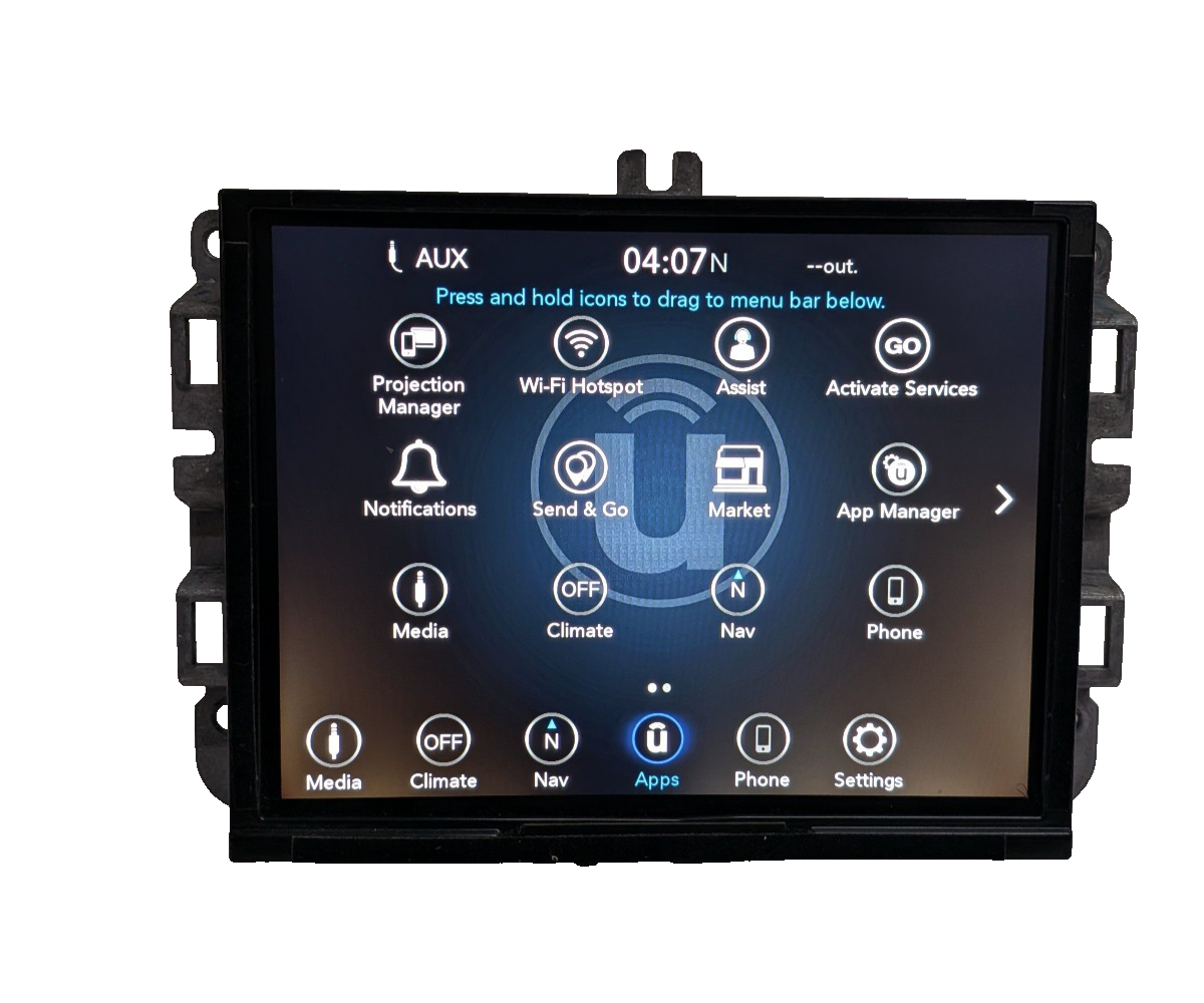 2013-2022 Dodge Ram  Navigation Radio Touch 8.4" Screen 4C UAQ Carplay Android