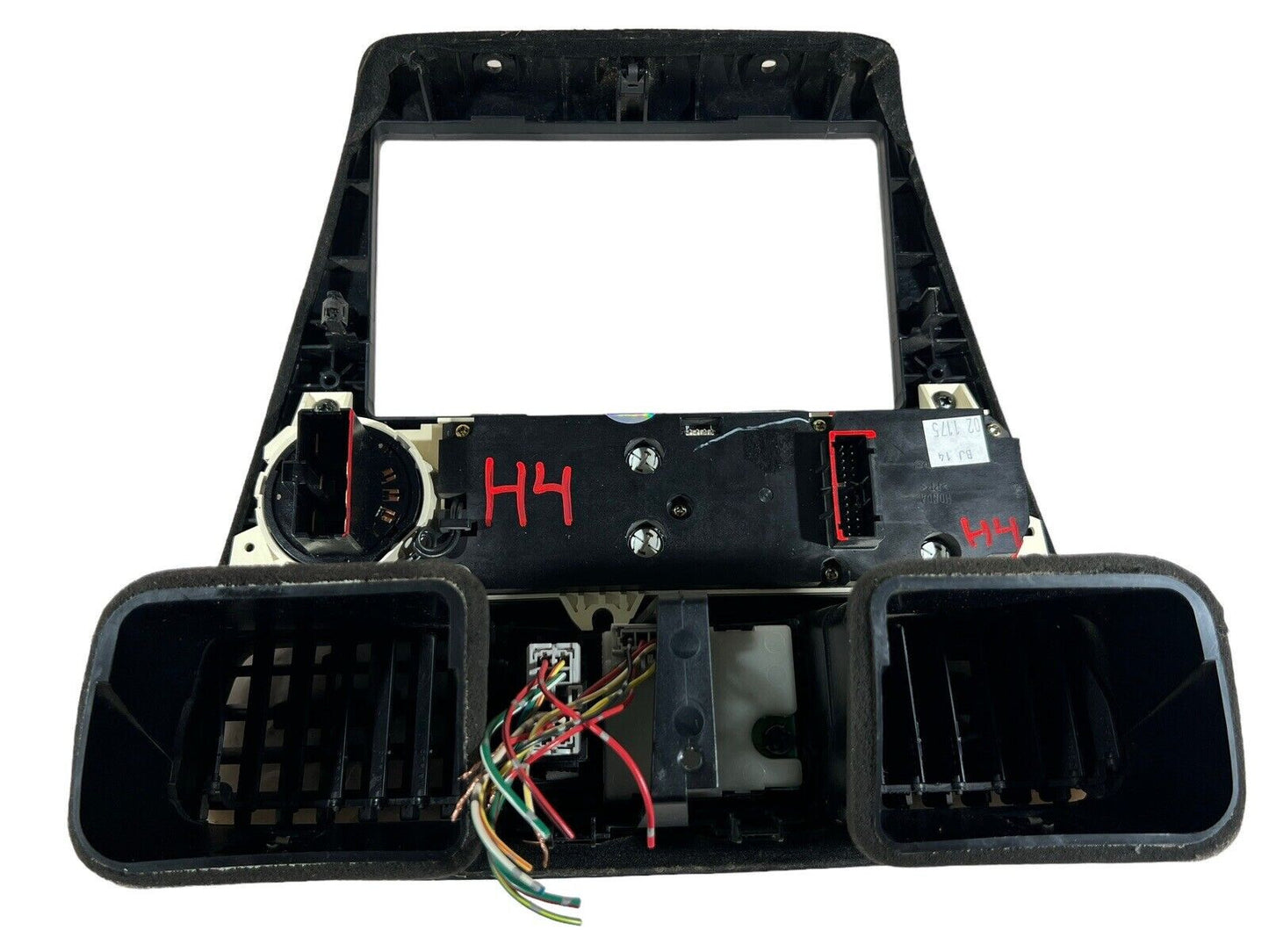 01 02 Honda Accord Climate Control Heater Vent Panel A/C Radio Bezel OEM