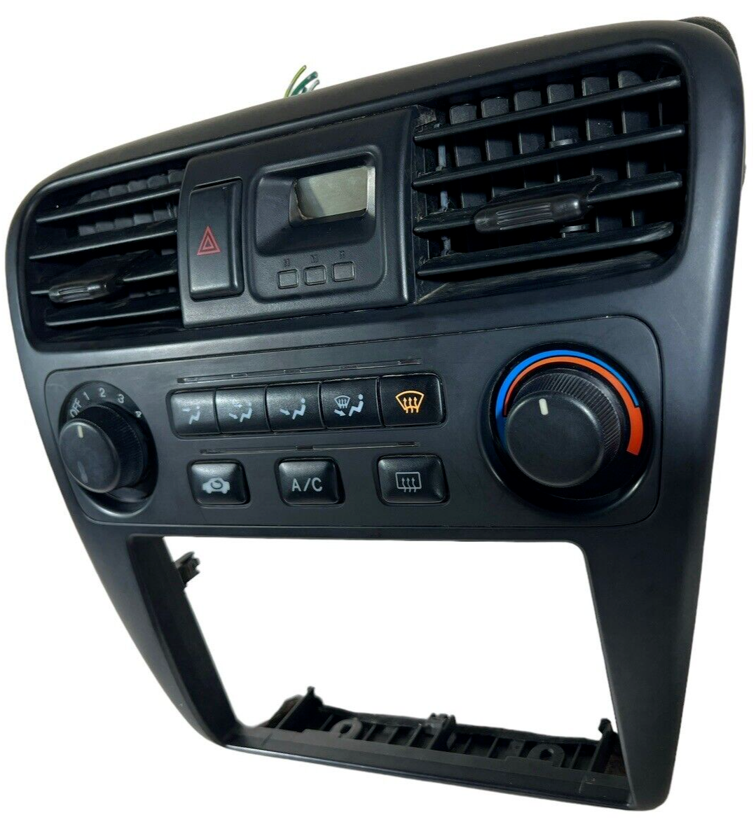 01 02 Honda Accord Climate Control Heater Vent Panel A/C Radio Bezel OEM