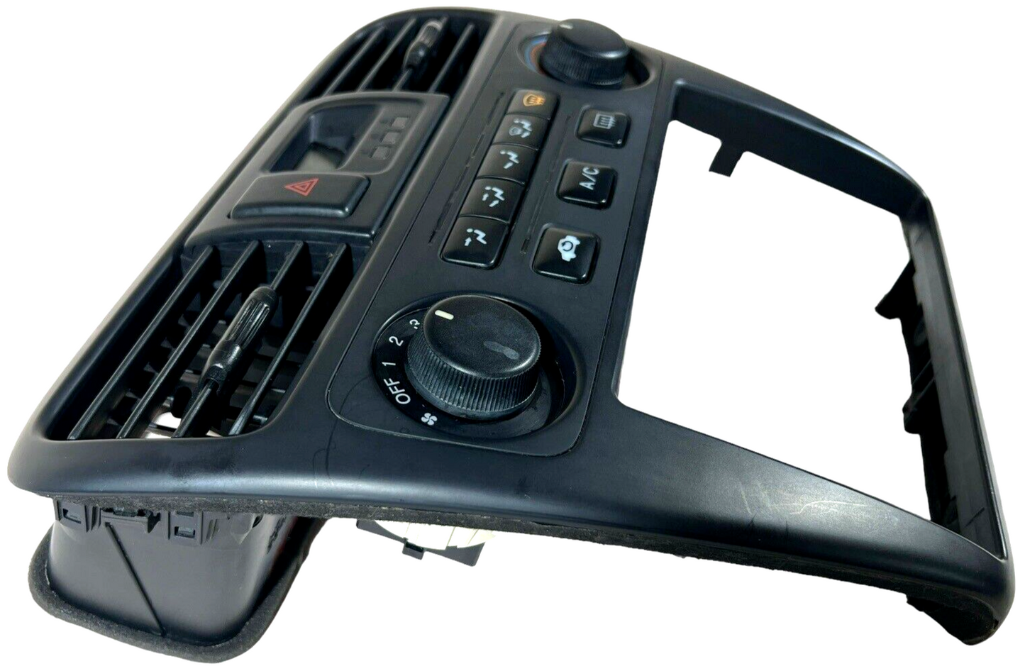 01 02 Honda Accord Climate Control Heater Vent Panel A/C Radio Bezel OEM
