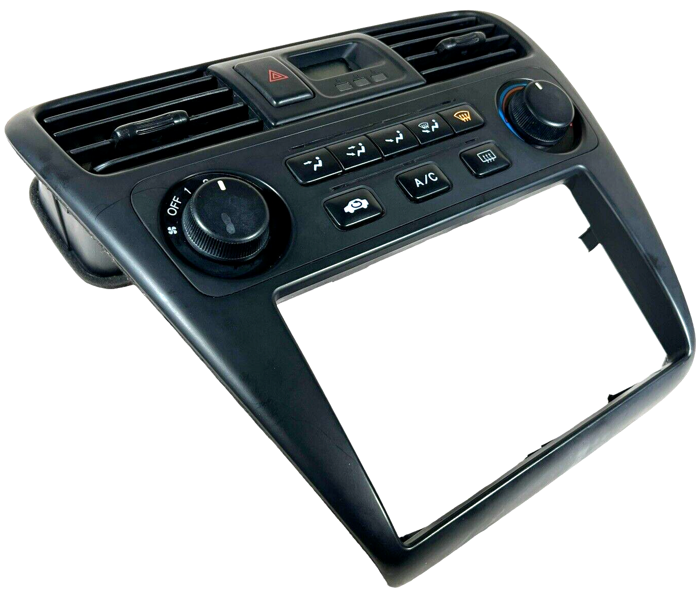 01 02 Honda Accord Climate Control Heater Vent Panel A/C Radio Bezel OEM