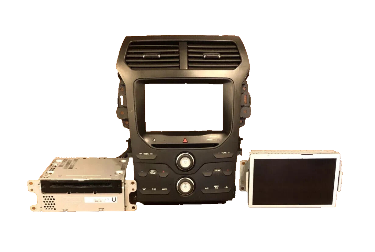 13 14 15 Ford Explorer Radio Sync 2 Display Screen Climate Control Dash Bezel