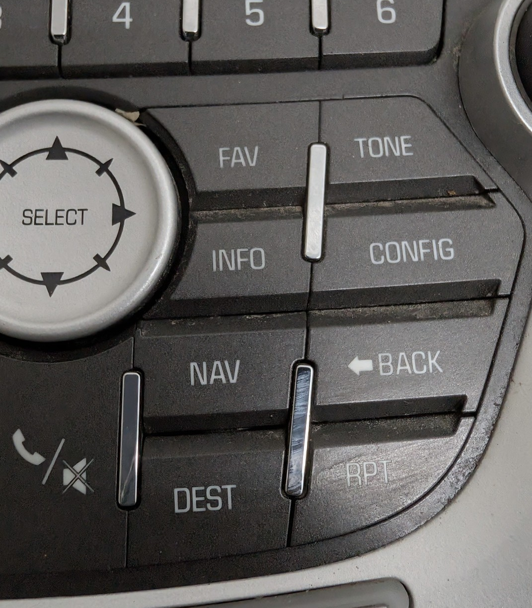 10 11 Chevy Equinox Navigation Control Panel Climate Control 20906734