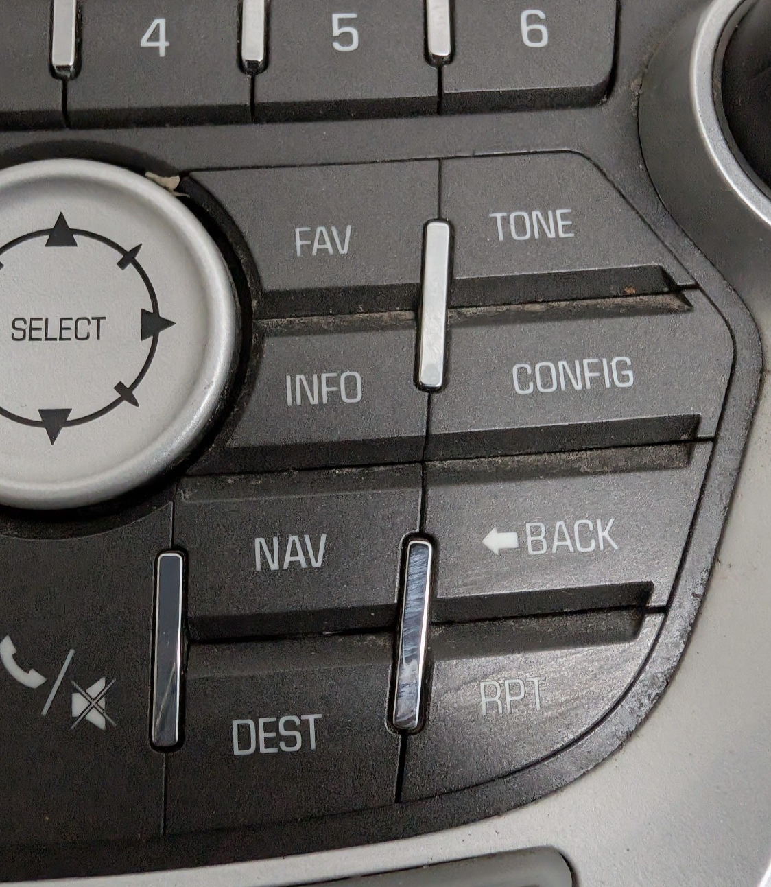 10 11 Chevy Equinox Navigation Control Panel Climate Control 20906734