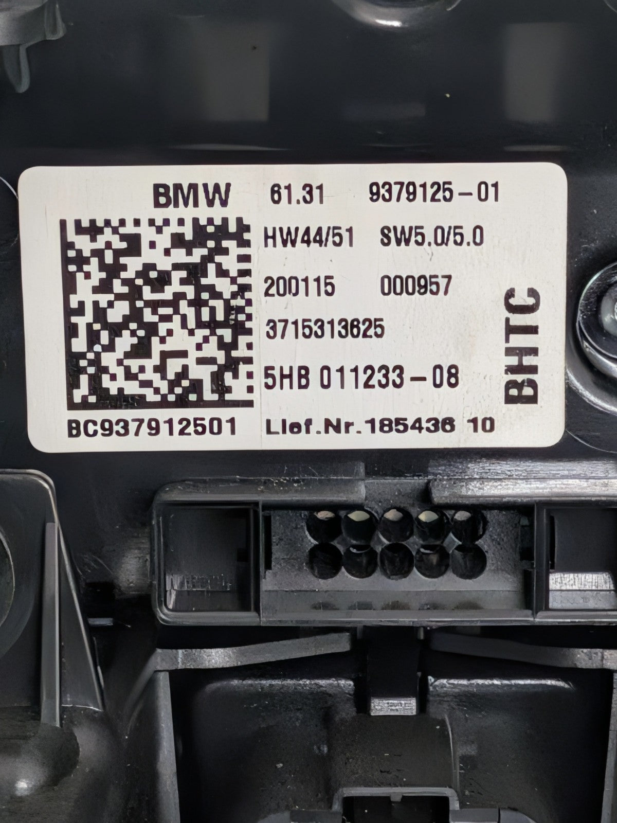 2014-2021 BMW i3 I01 Radio  AC Climate Control Button Switch Panel 61319379125