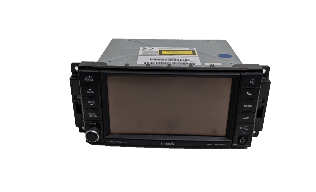 2011-2017 Jeep Wrangler Low Speed Navigation Radio Receiver  Display Screen RHR