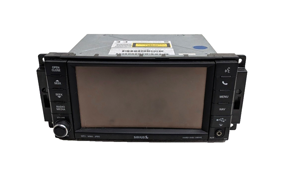 2011-2017 Jeep Wrangler Low Speed Navigation Radio Receiver  Display Screen RHR