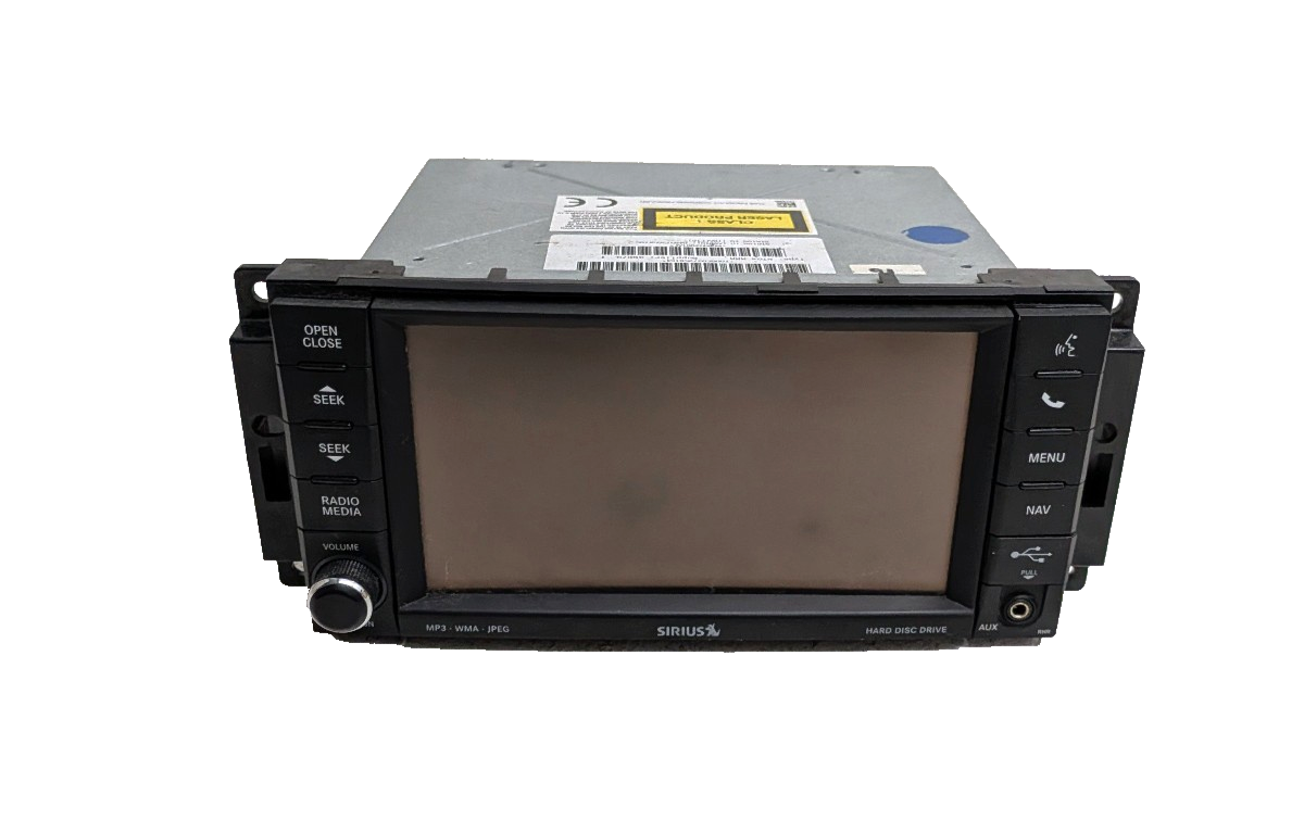 2011-2017 Jeep Wrangler Low Speed Navigation Radio Receiver  Display Screen RHR