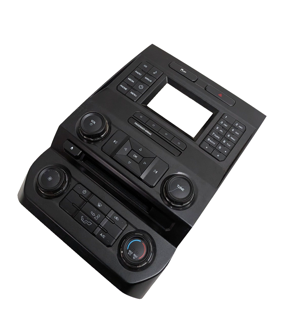 2016 Ford F150 Radio Climate Temperature Control Panel Bezel OEM GL3T-18E243-BSB